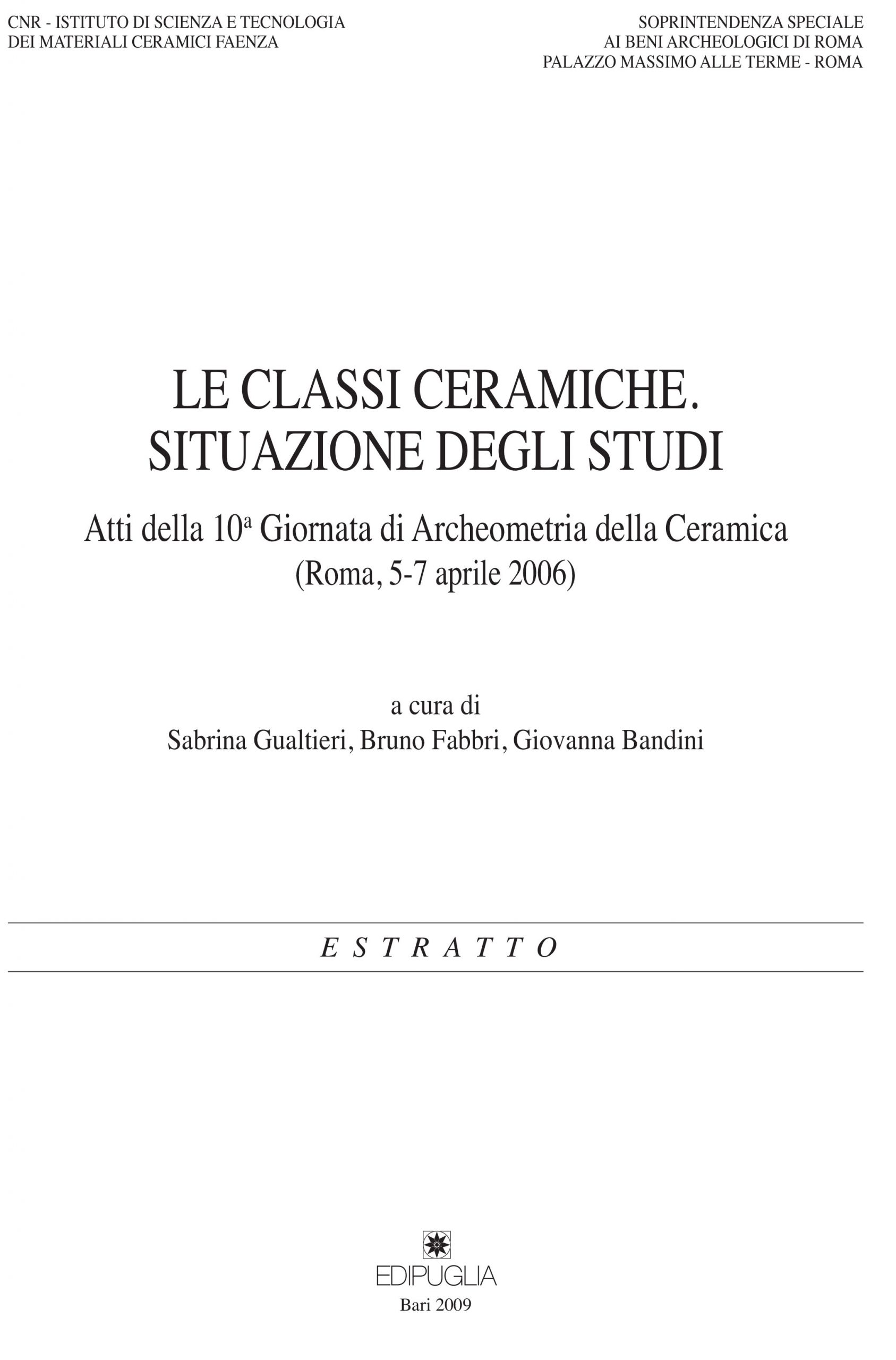 Le Classi Ceramiche